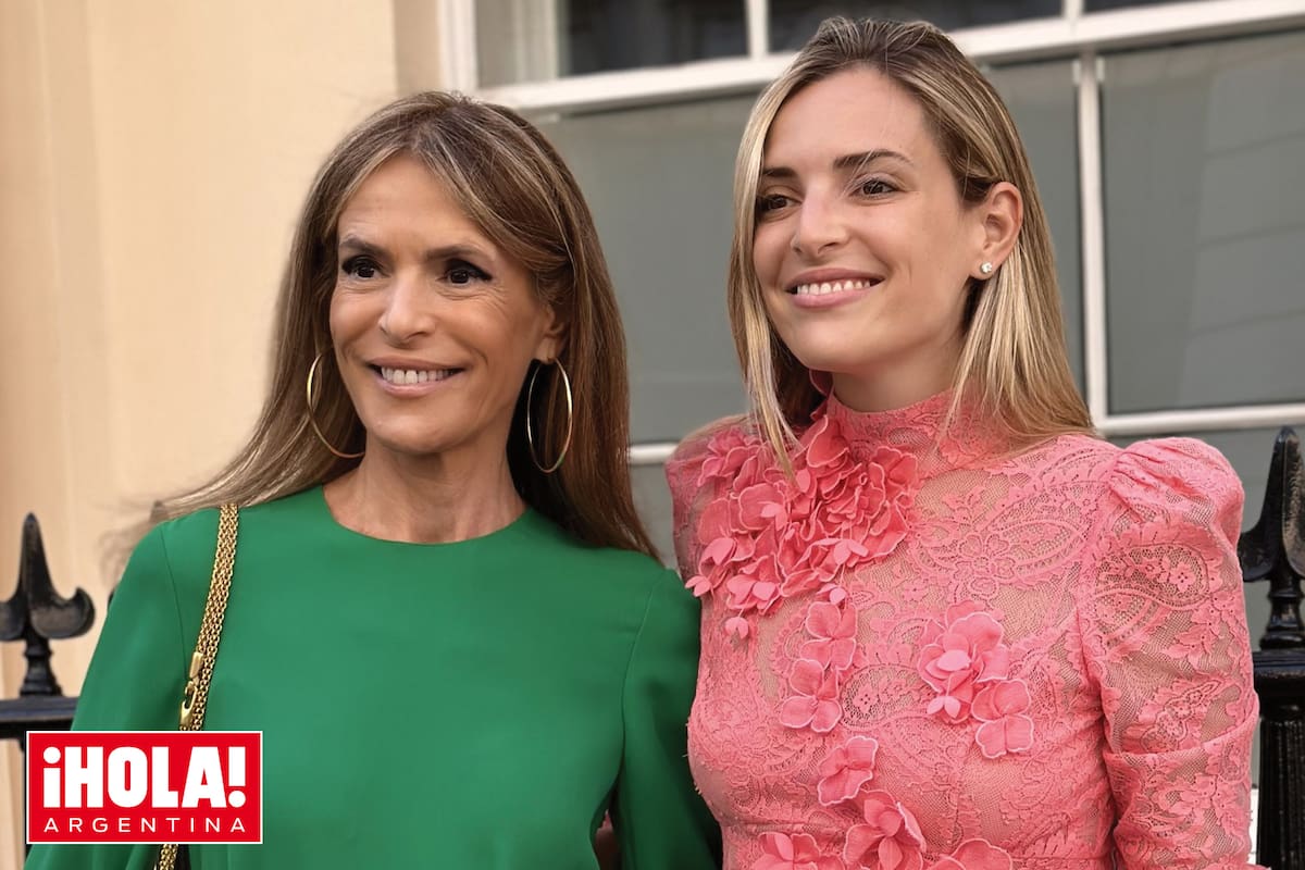 Rossella con su heredera, que vive en Londres desde hace más de diez años.