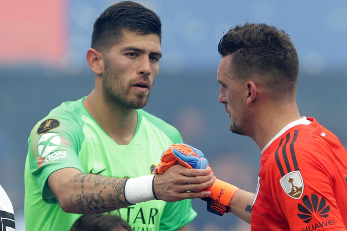 Rossi y Armani, otra vez frente a frente en la Bombonera, como en aquel duelo de noviembre de 2018 por la Libertadores; dos imprescindibles en Boca y River