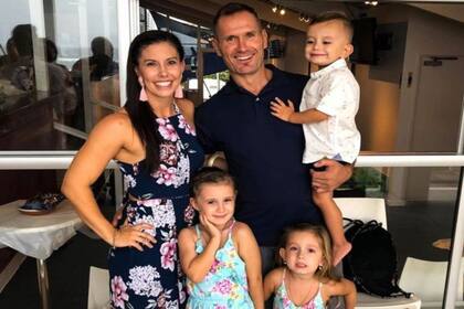 Rowan Baxter y su familia