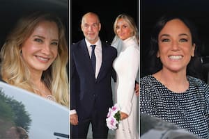 Roxana Zarecki, Horacio Rodríguez Larreta y Milagros Maylin, y Carolina Stanley
