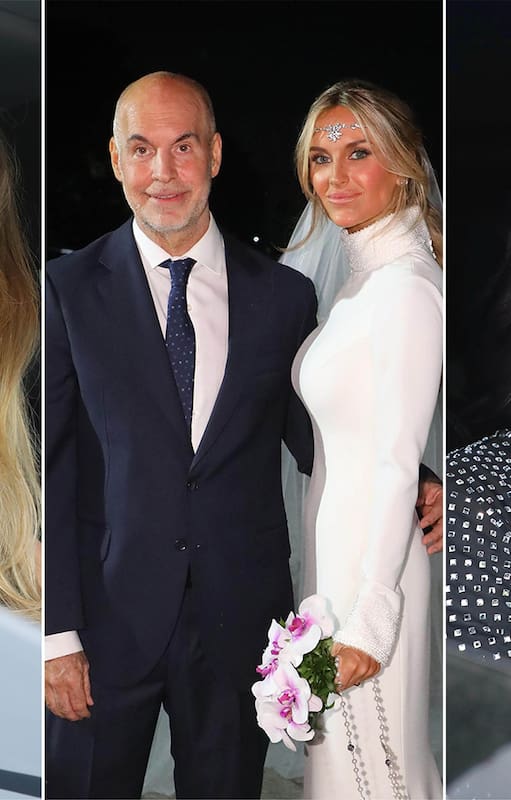 Roxana Zarecki, Horacio Rodríguez Larreta y Milagros Maylin, y Carolina Stanley