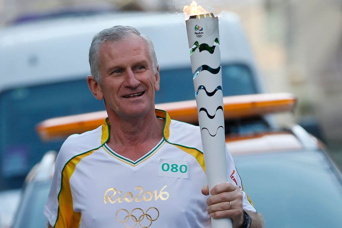 Roy Harley llevó la antorcha de los juego olímpicos de Río de Janeiro en 2016 y fue le primer uruguayo en hacerlo