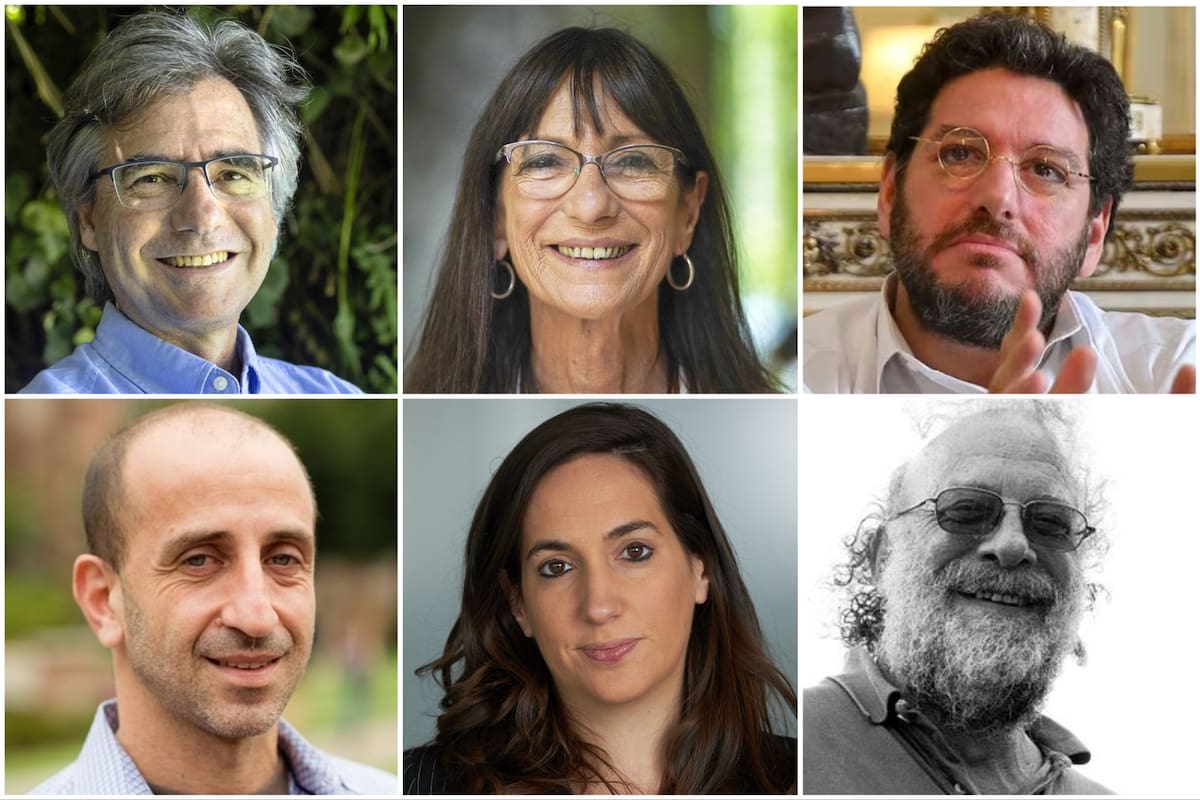 Roy Hora, Marcela Ternavasio, Pablo Avelluto, Ernesto Semán, Camila Perochena y Raúl Fradkin