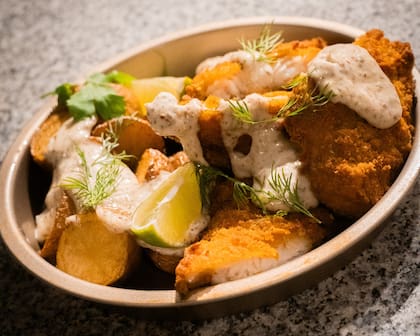 Royal fish and chips