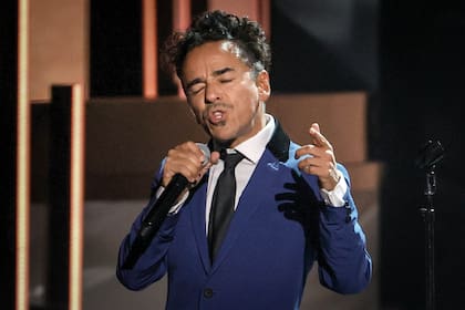 Rubén Albarrán, cantante de Café Tacvba, en la gala anual de los Latin Grammy, noviembre de 2021.