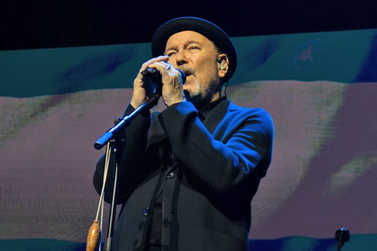 Rubén Blades anoche en el Movistar Arena