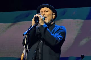 Rubén Blades se despidió de la Argentina y Charly García no se lo quiso perder