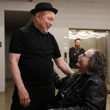 Rubén Blades junto a Charly García