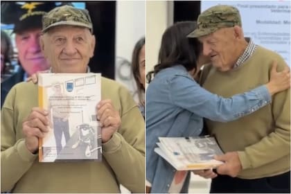 Rubén Buttafuoco se recibió de Médico Veterinario a los 82 años