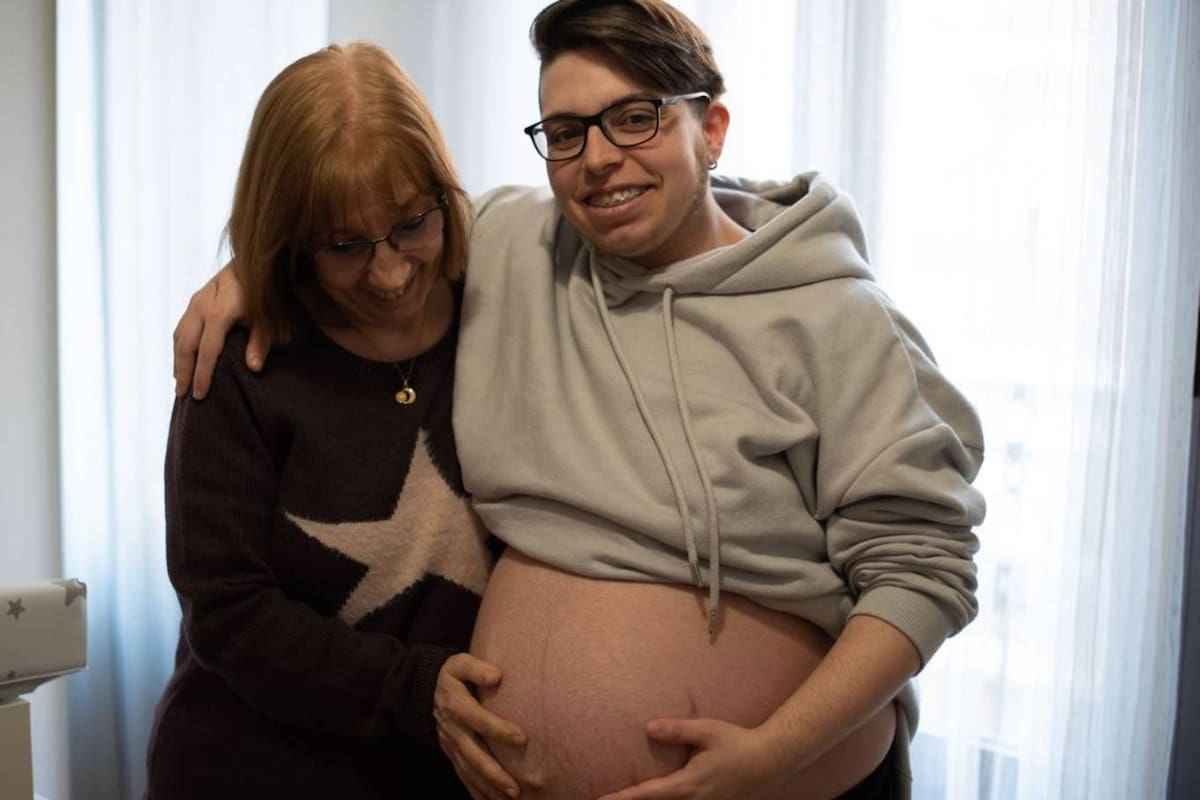 Rubén contó que no fue fácil el proceso de su gestación y que en el sistema sanitario encontró mucho desconocimiento