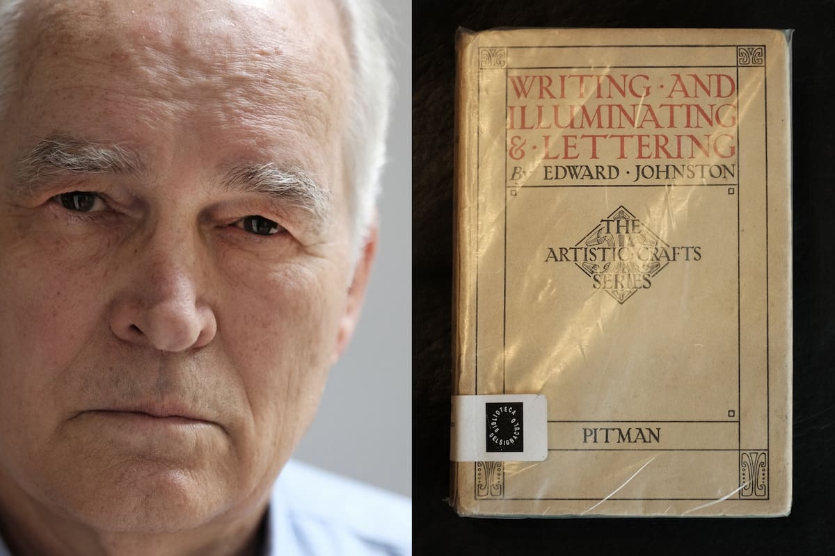 Rubén Fontana y su objeto elegido: “Este libro de Edward Johnston devolvió la mirada sobre la caligrafía. Esta edición de 1946 me acompaña desde hace mucho tiempo.”