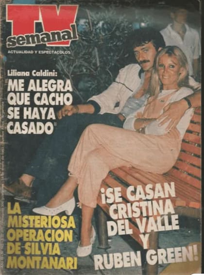 Rubén Green junto a Cristina del Valle, su gran amor