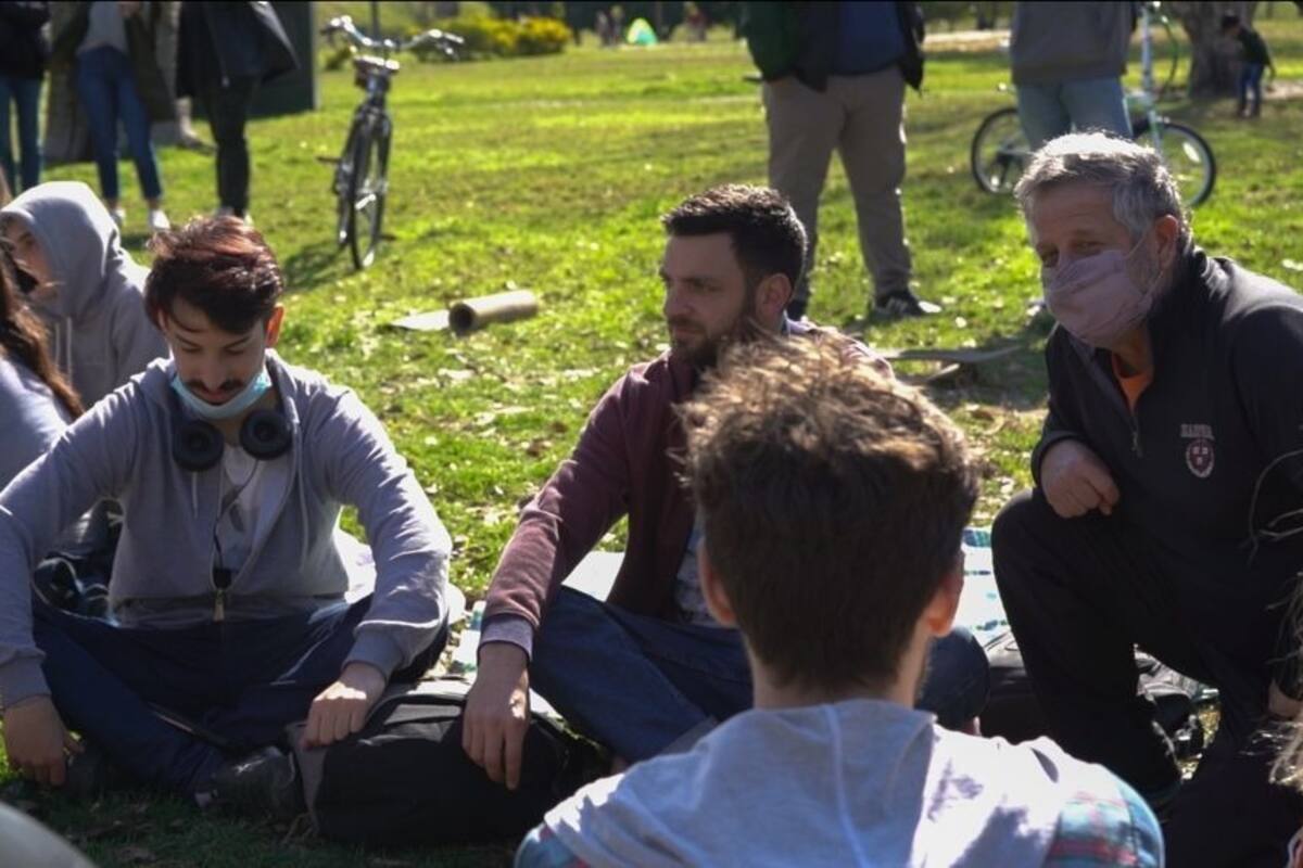 Rubinstein en Parque Thays.