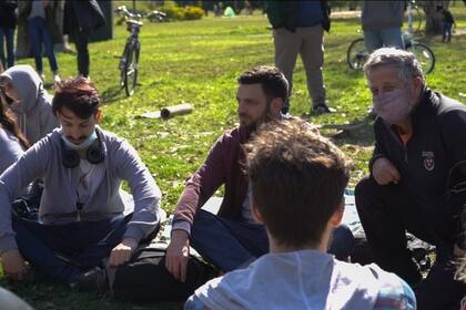 Rubinstein en Parque Thays.