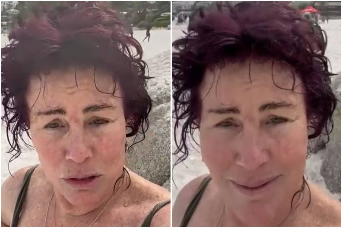 Ruby Wax filmó un video desde Ciudad del Cabo y sorprendió a sus seguidores