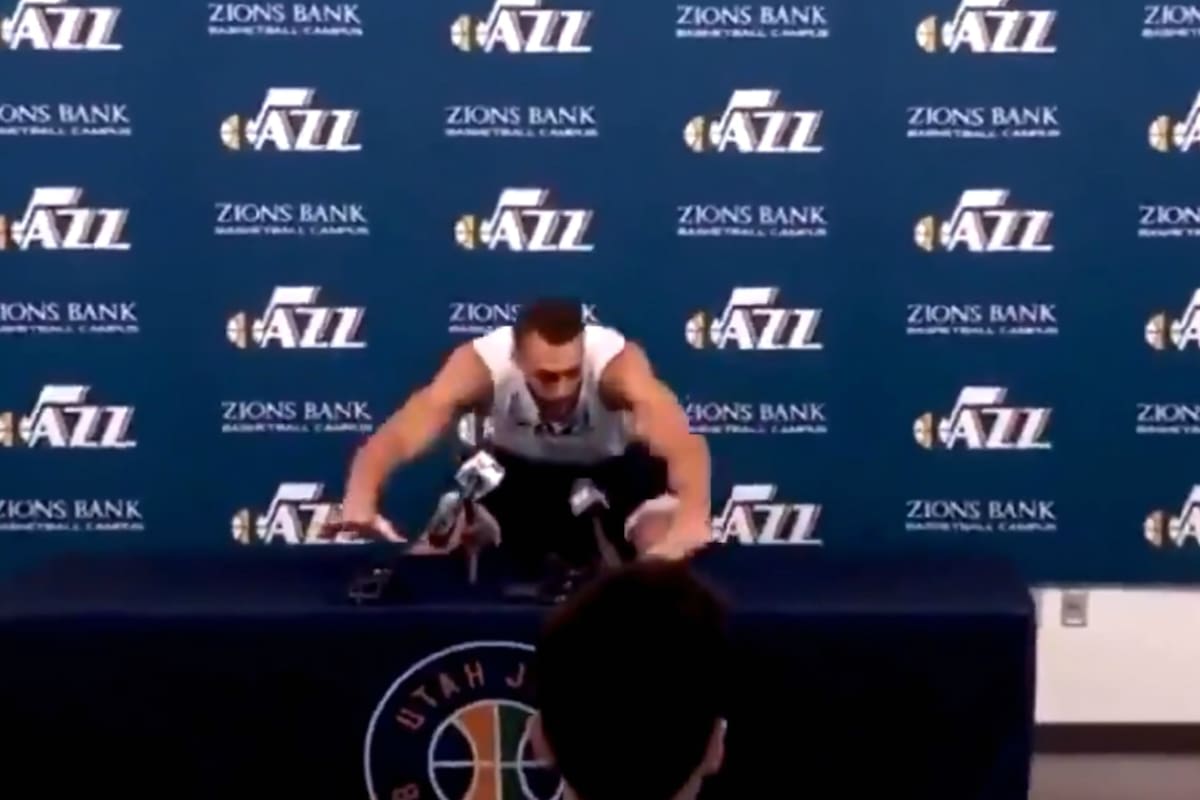Rudy Gobert y una broma poco propicia antes de conocerse que dio positivo de coronavirus