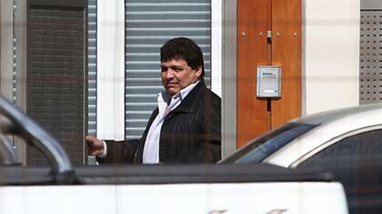 Rudy Ulloa sale de la casa de Cristina Kirchner en Santa Cruz