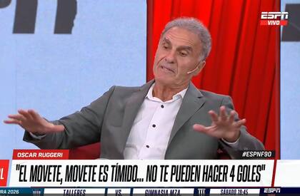 Ruggeri aseguró que Gallardo es el único que puede dar vuelta esta situación (Foto: ESPN)