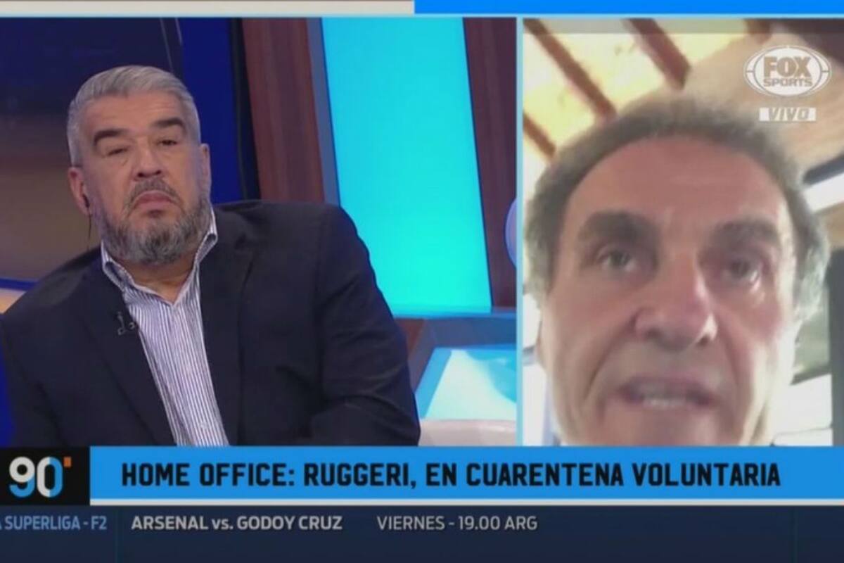 Ruggeri bancó a River: "Espero que no le descuenten los puntos"