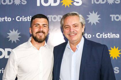 Ruiz Aragón con el presidente Fernández