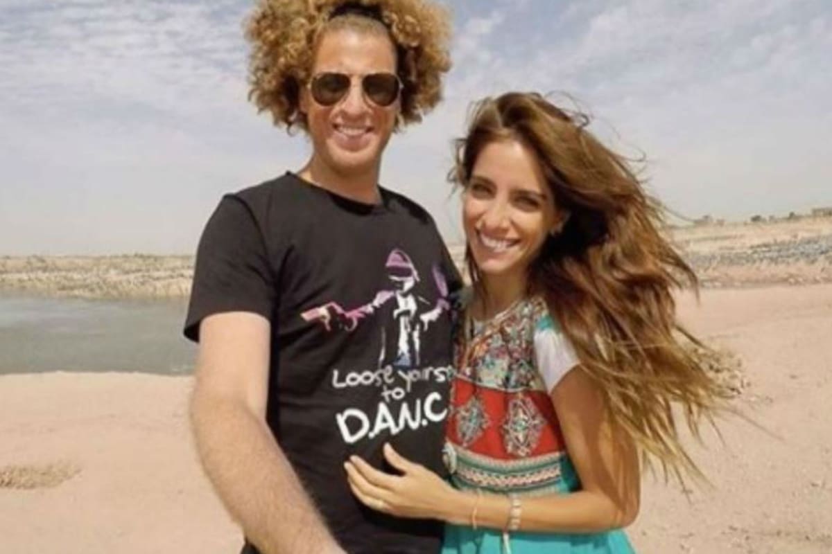 Rulo Schijman junto a su pareja, Gabriela Sari
