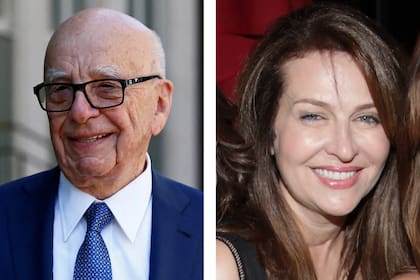 Rupert Murdoch y Elena Zhukova