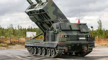 Rusia protestó por las armas de Occidente para ayudar a repeler la invasión de Ucrania, como esta plataforma de misiles alemana