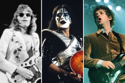 Russ Ballard, de la banda británica de glam rock Hello; Ace Frehley, el guitarrista de Kiss (fallecido el último jueves); y Gustavo Cerati