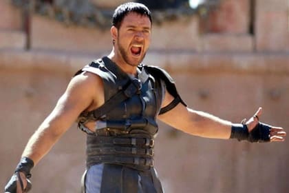 Russell Crowe en la primera parte de Gladiador