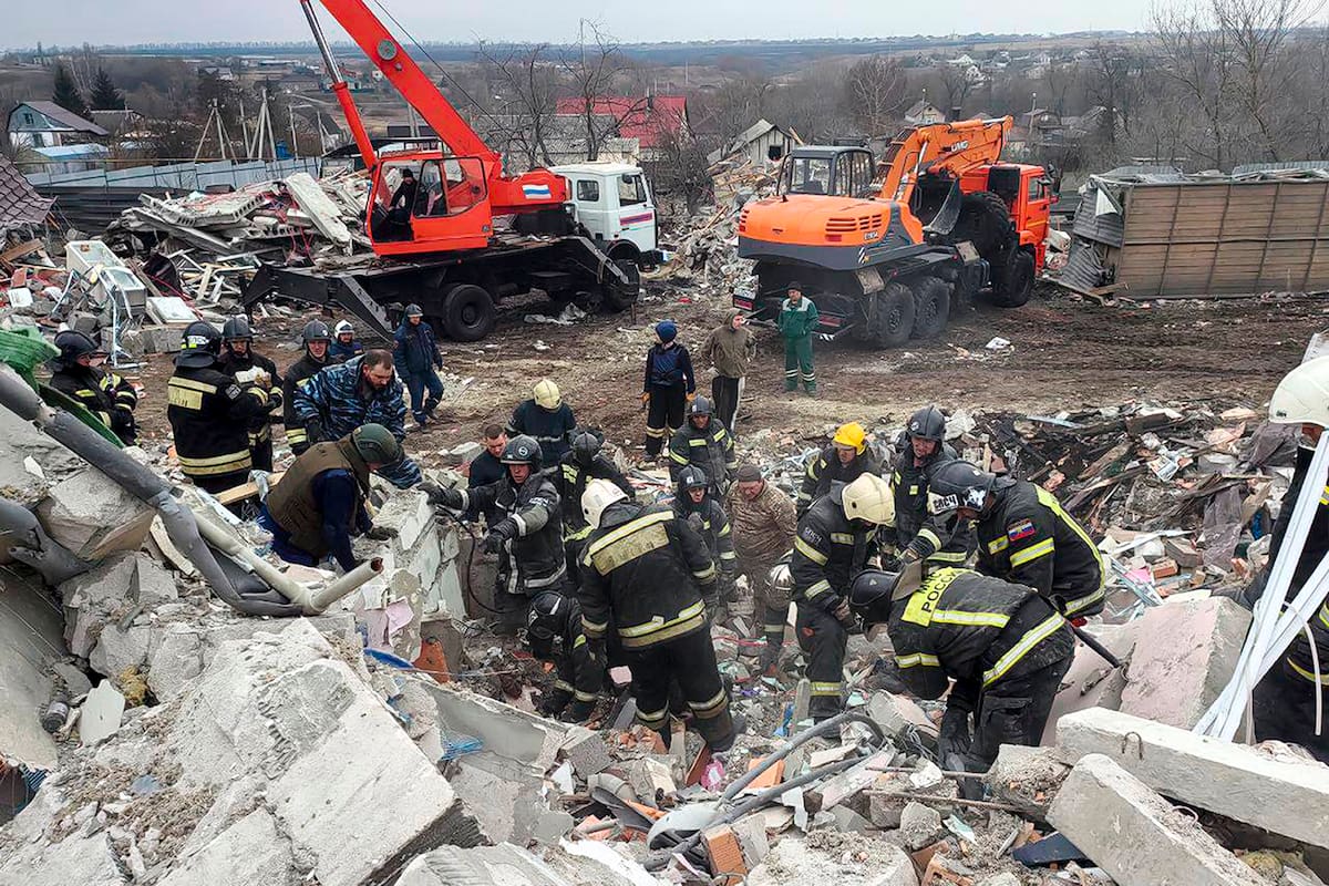 Russian missile and drone barrage in Ukrainian capital region kills at least 15