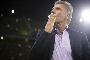 Russo, en la noche del sábado en la Bombonera