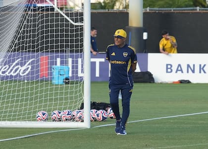 Russo, sonriente, en la práctica de este sábado en Miami