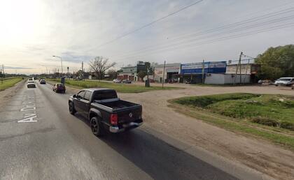 Ruta 40 y Amado Nervo, en Merlo, donde Morena, de 10 años, murió al ser atropellada por un motociclista que huyó sin asistirla