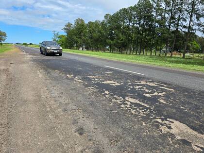 Ruta nacional 11, situada en la provincia de Santa Fe
