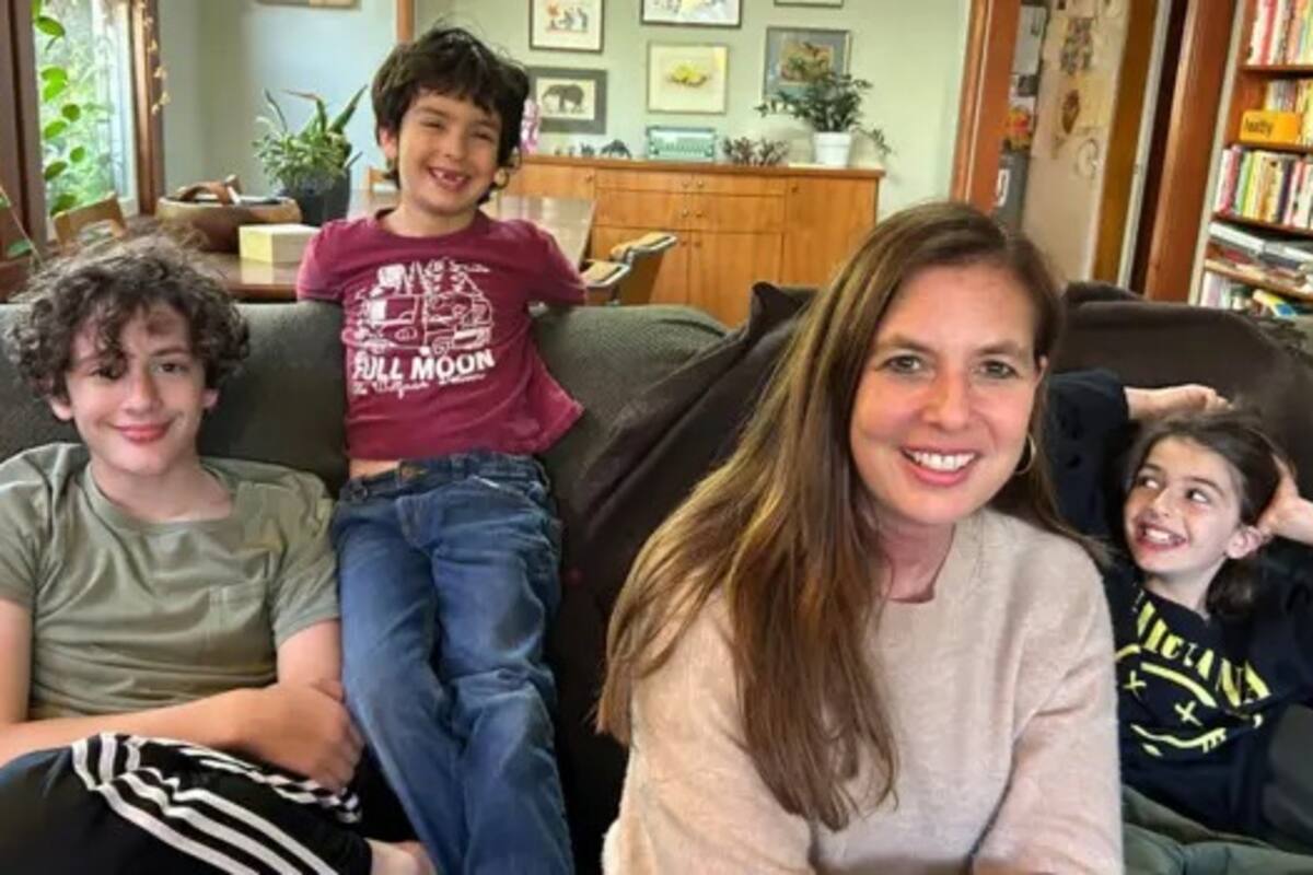 Ruth Whippman es escritora, periodista y madre de Solly, Zephy y Abe