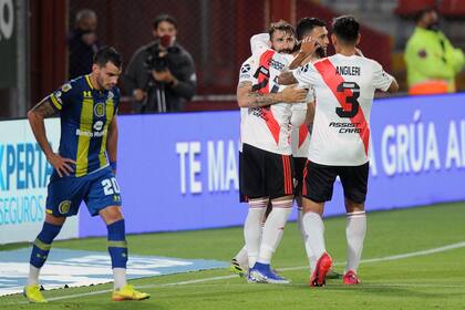 Su último gol: Pratto le convirtió a Rosario Central su diana número 26 en River