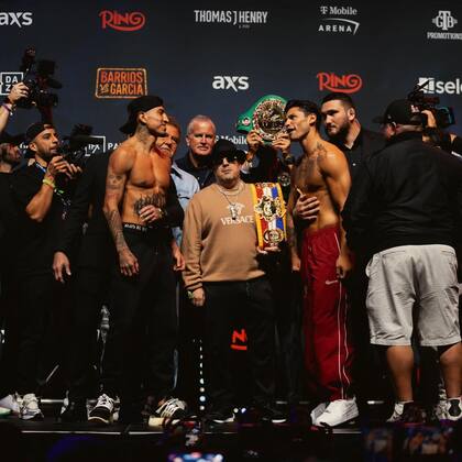 Ryan Garcia derrotó a Mario Barrios por el título mundial de peso welter (IG @Kingrayn)