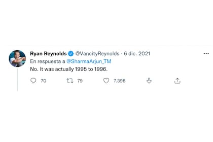 Ryan Reynolds confirmó uno de los datos de su LinkedIn