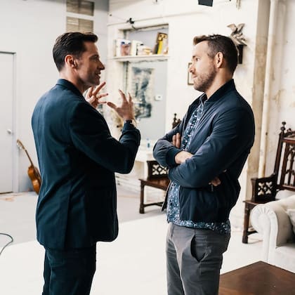 Ryan Reynolds cumplió 45 años y Hugh Jackman le hizo un regalo muy especial (Foto: Instagram/@vancityreynolds)