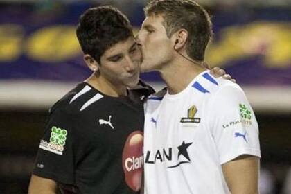 Ryduan Palermo, con su padre, Martín