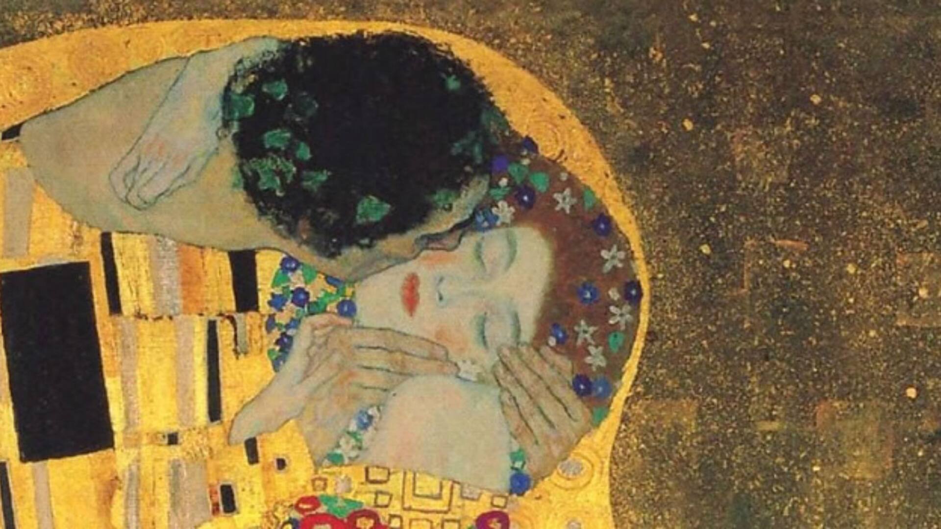 El beso, la obra más popular de Gustav Klimt