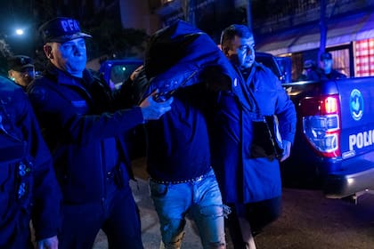Sabag Montiel, al ser detenido tras el intento de magnicidio, el 2 de septiembre de 2022