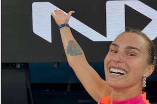 Sabalenka se salteó los protocolos del Australian Open y se llevó la selfie soñada con Federer
