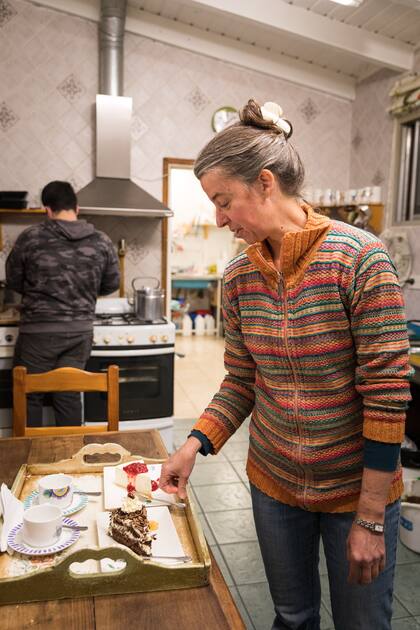 Sabina en la cocina de Paila-Co.