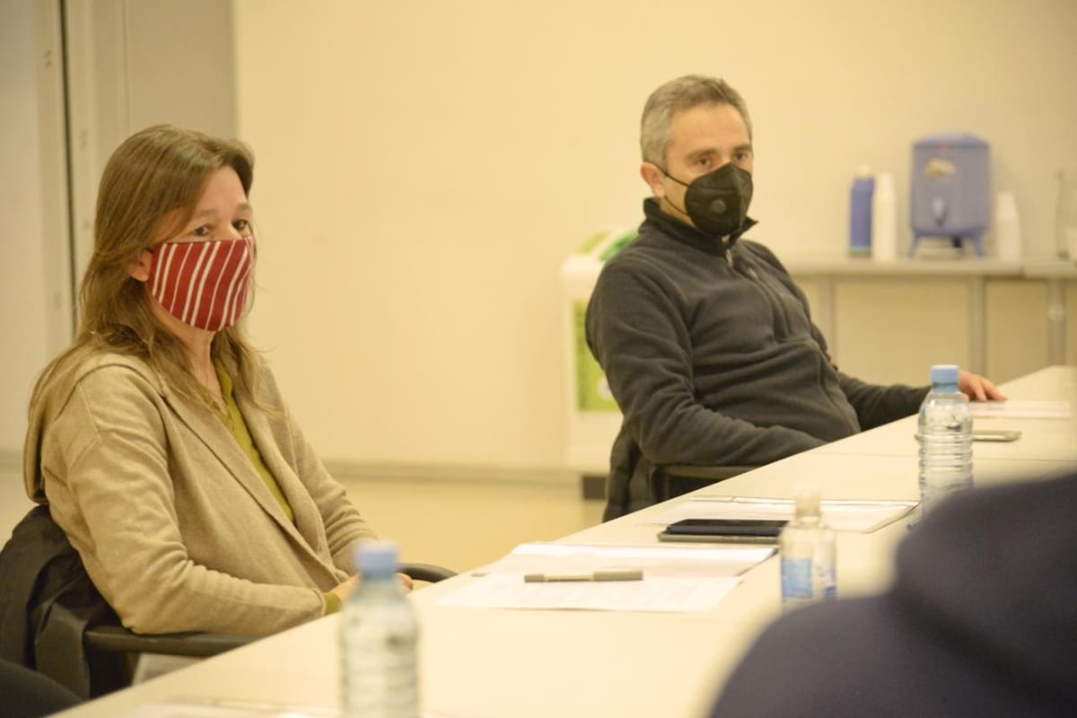 Sabina Frederic y Andrés Larroque