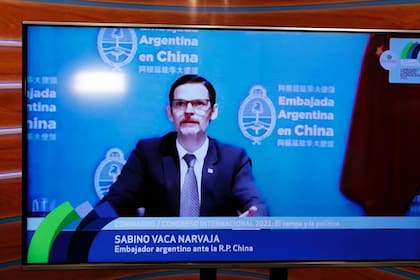 Sabino Vaca Narvaja, embajador argentino en China, en su disertación en el congreso de Coninagro