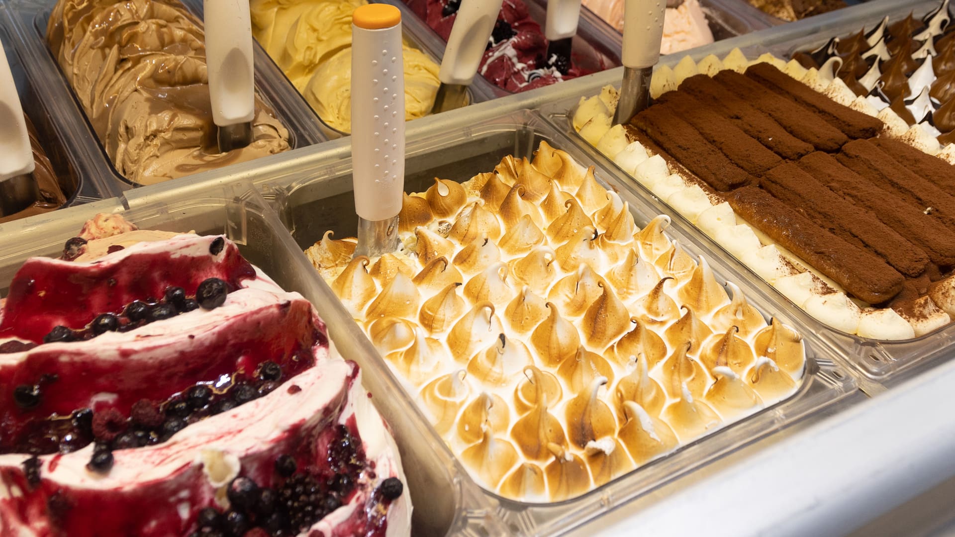 Sabores de helados que son reversiones de gustos de tortas, como Lemmon Pie o Chessecake