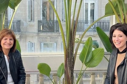 Sabrina Ajmechet junto a Patricia Bullrich