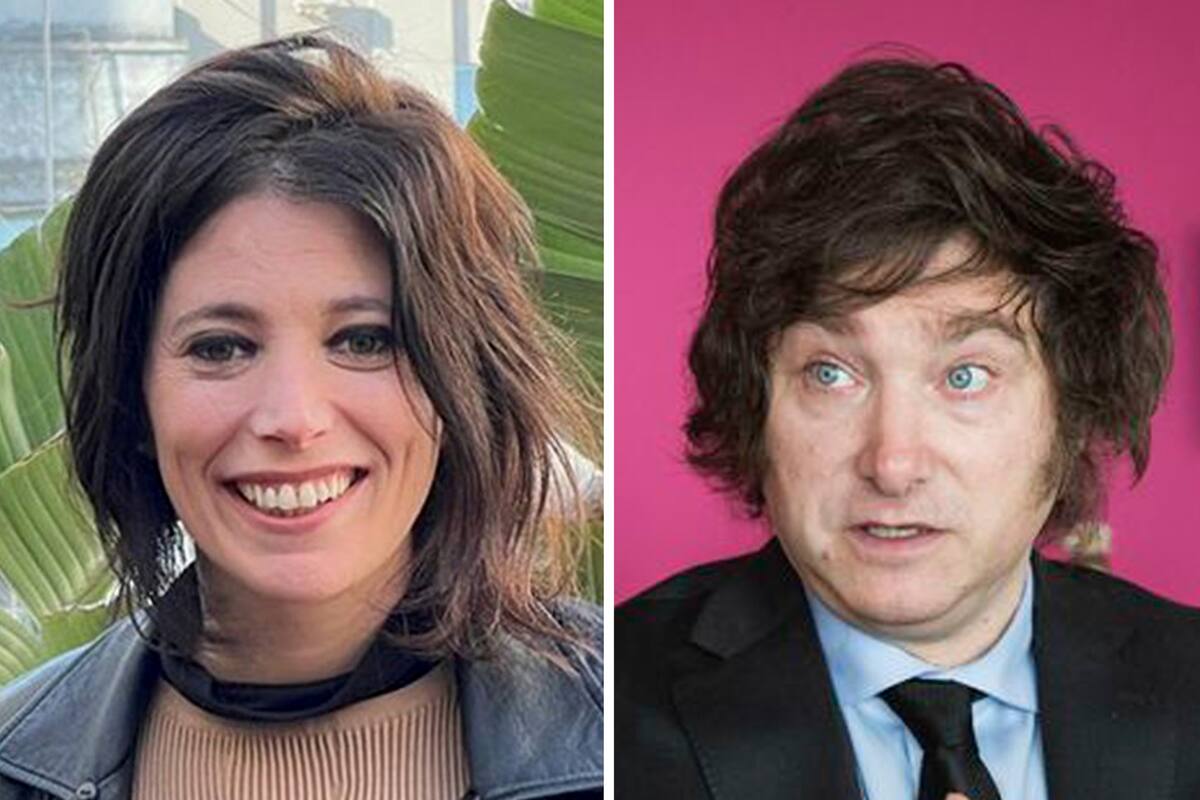 Sabrina Ajmechet y Javier Milei