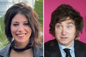 Sabrina Ajmechet y Javier Milei
